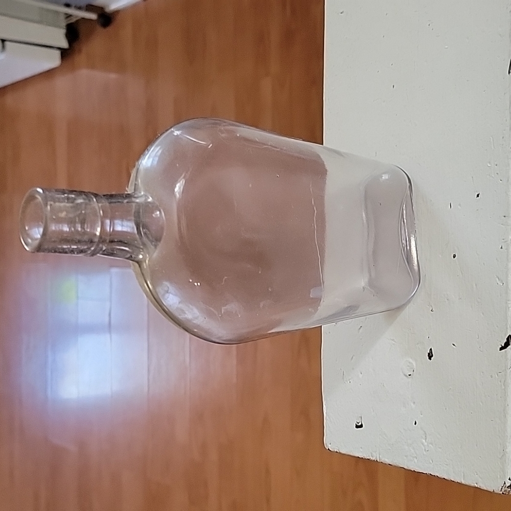 Coffin shape whiskey bottle